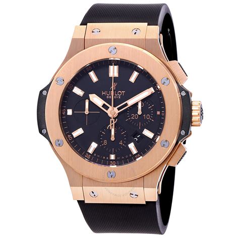 mens gold hublot watch